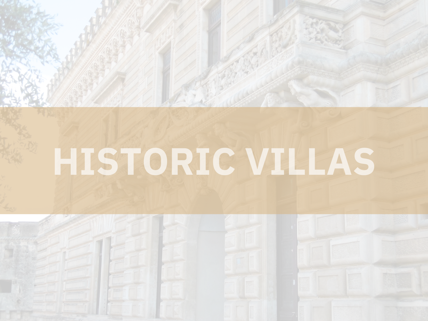 Historic Villas Visit Nardò